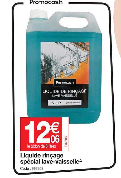 liquide rinçage spécial lave-vaisselle