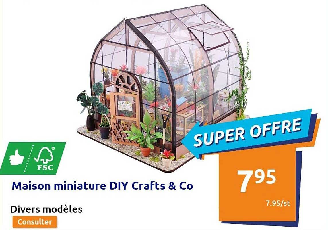 maison miniature diy crafts & Co