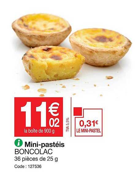 Mini-pastéis Boncolac