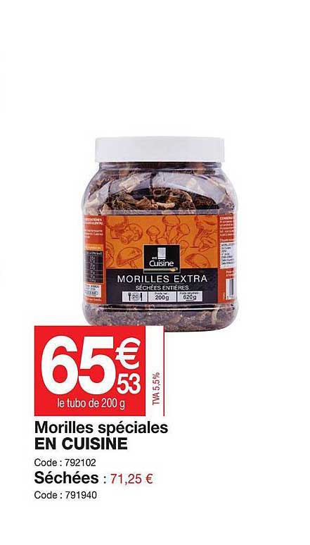Morilles Spéciales En Cuisine
