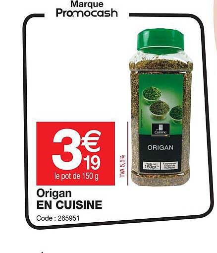 Origan En Cuisine