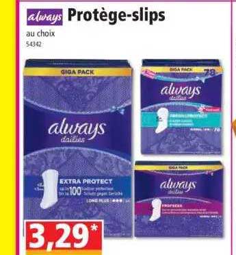 protège-slips always
