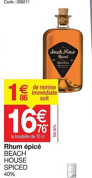 rhum épicé beach house spiced
