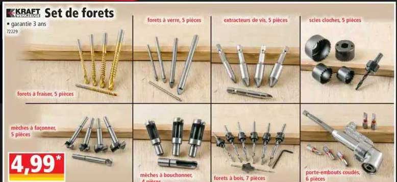 set de forets kraft werkzeuge