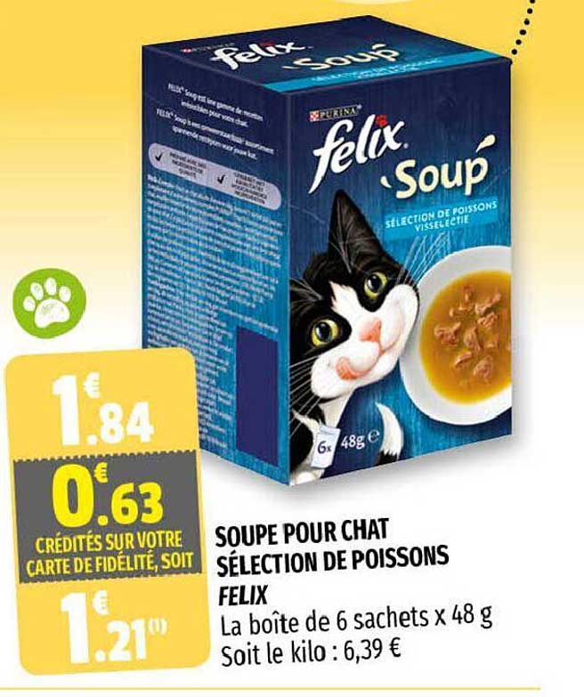 Soupe Pour Chat Sélection De Poissons Felix