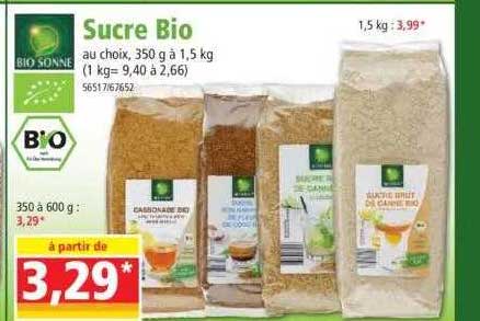 sucre bio bio sonne