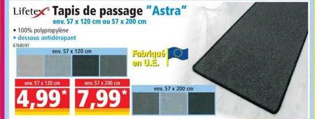 tapis de passage "astra" lifetex