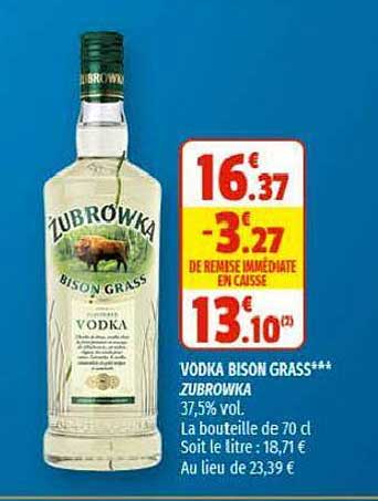vodka bison grass zubrowka