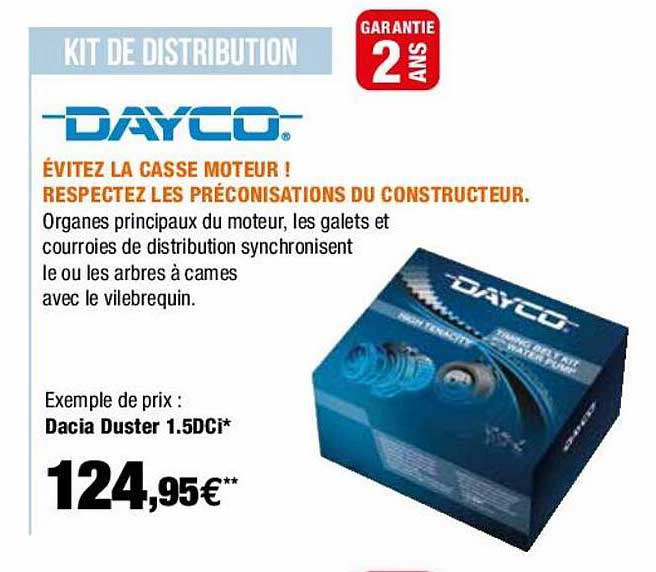 kit de distribution dayco