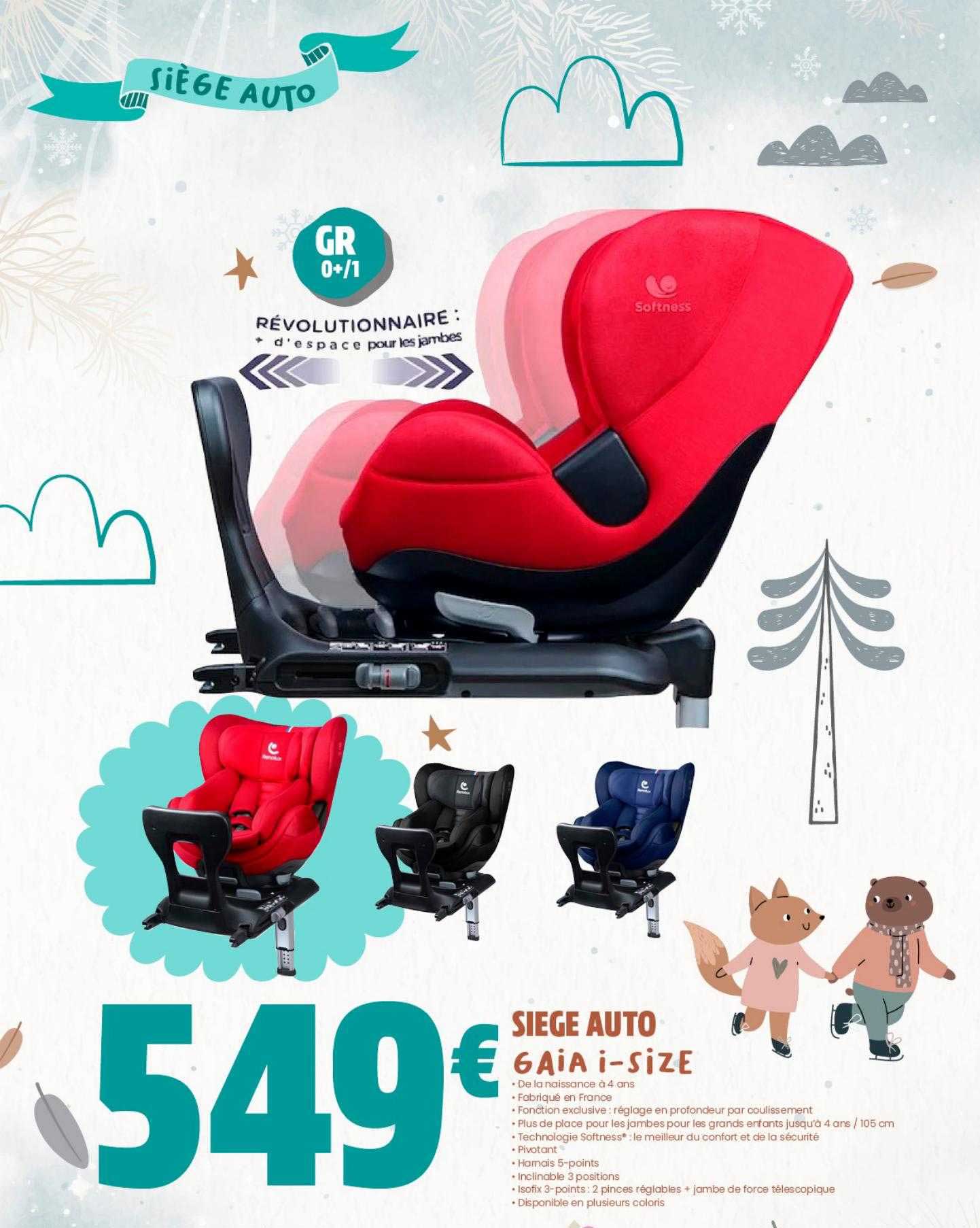 siège auto gaia i-size