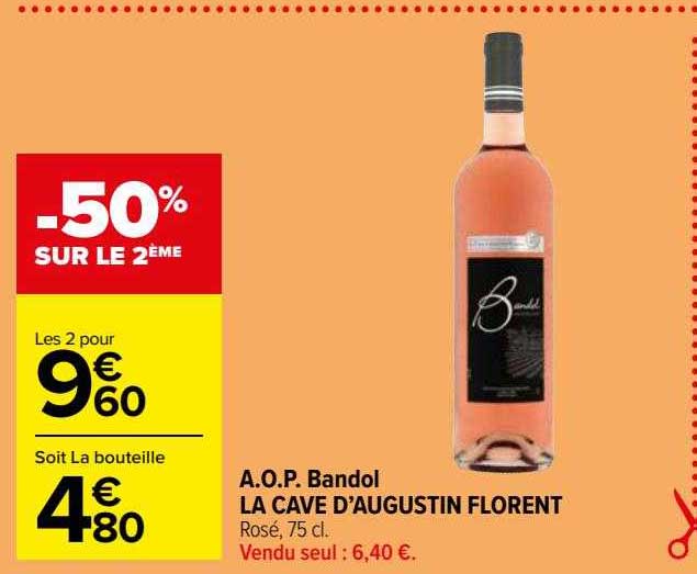 a.o.p. bandol la cave d'augustin florent