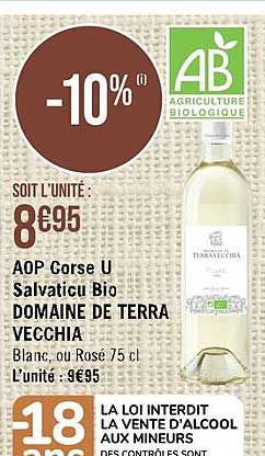 aop corse u salvaticu bio domaine de terra vecchia
