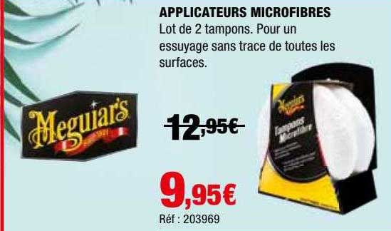 applicateurs microfibres meguiars
