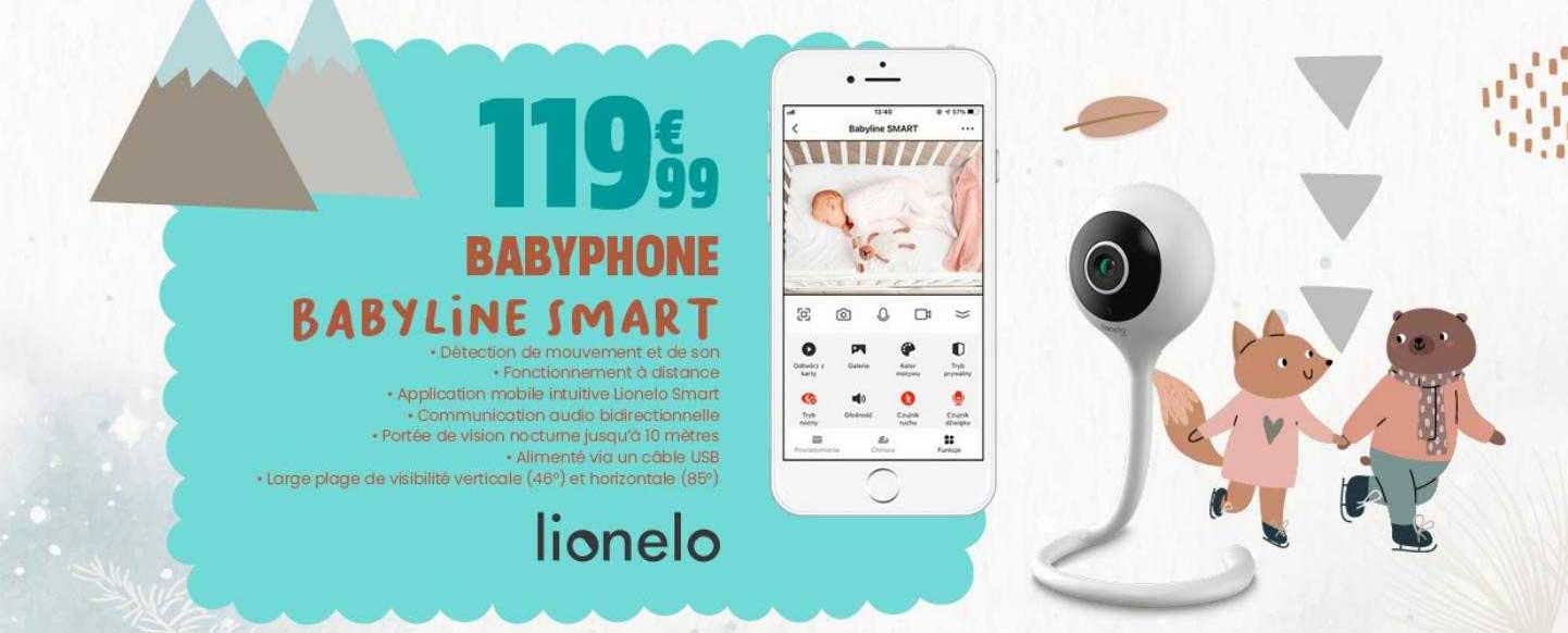 babyphone babyline smart lionelo