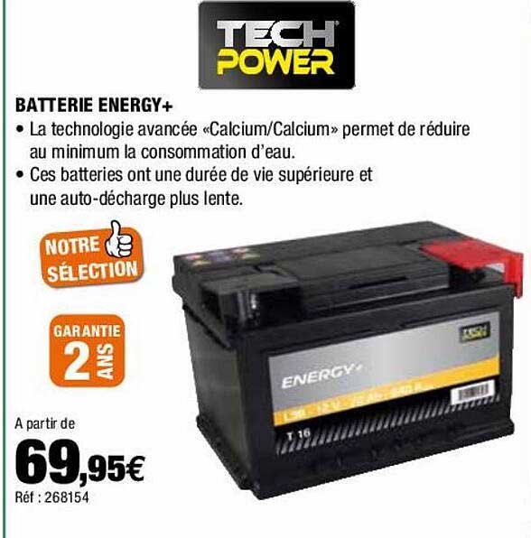 Batterie Energy+ Tech Power