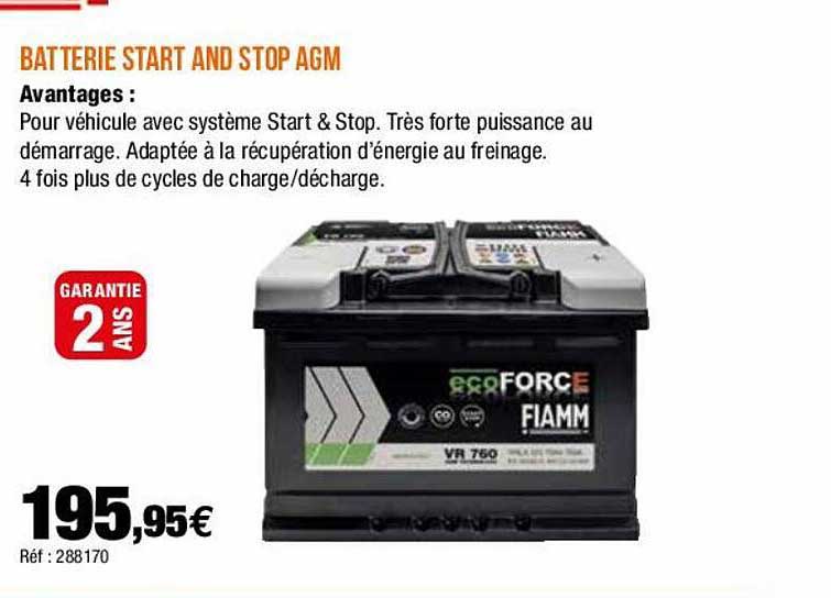 batterie start and stop agm