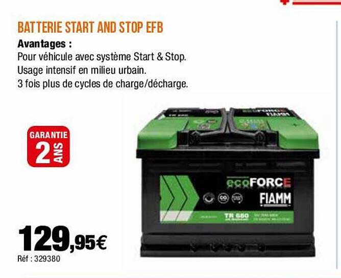 batterie start and stop efb