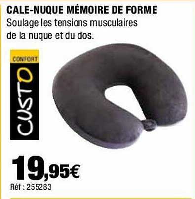 cale-nuque mémoire de forme