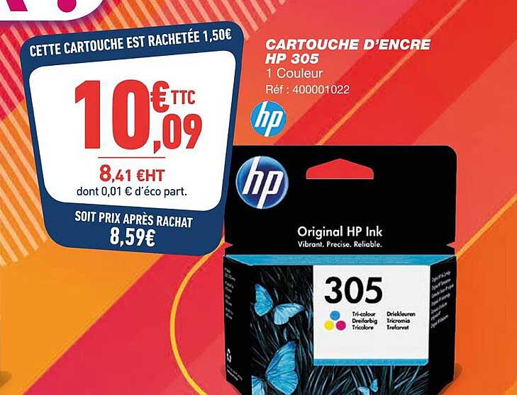 cartouche d'encre hp 305