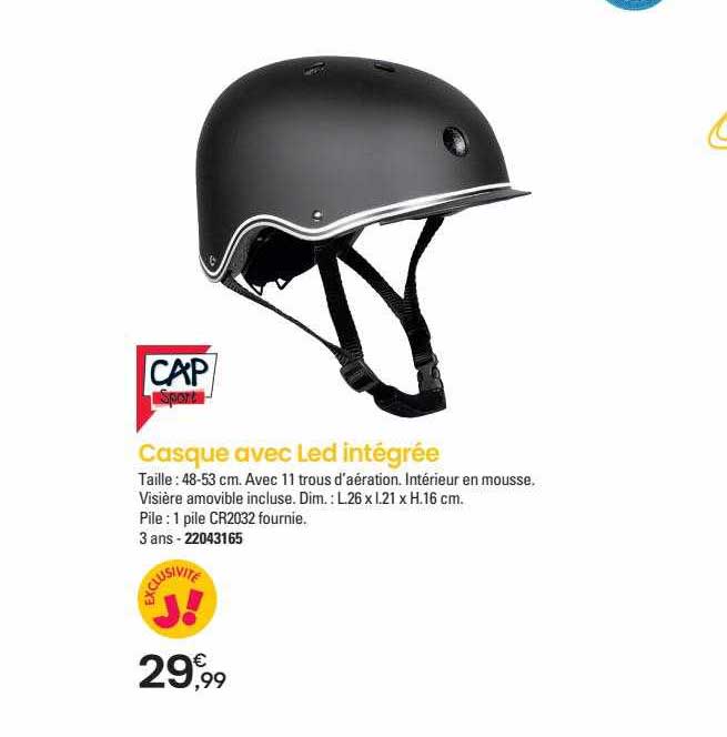 Casque Avec Led Intégrée