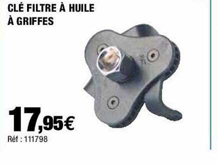 Clé Filtre à Huile à Griffes
