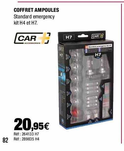 Coffret Ampoules Car+