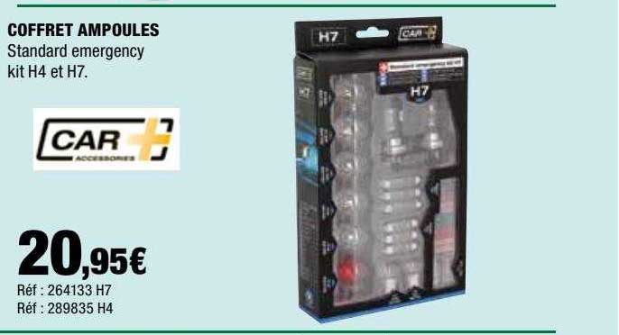 Coffret Ampoules Car+