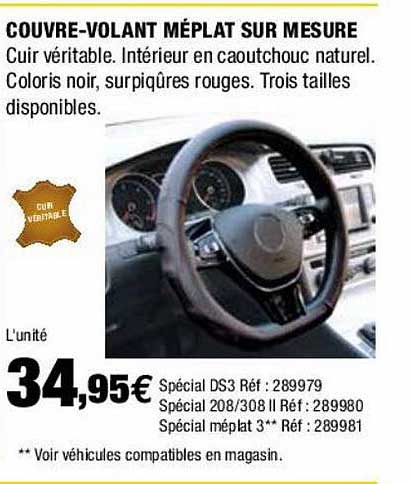 couvre-volant méplat sur mesure