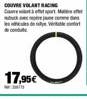 couvre volant racing