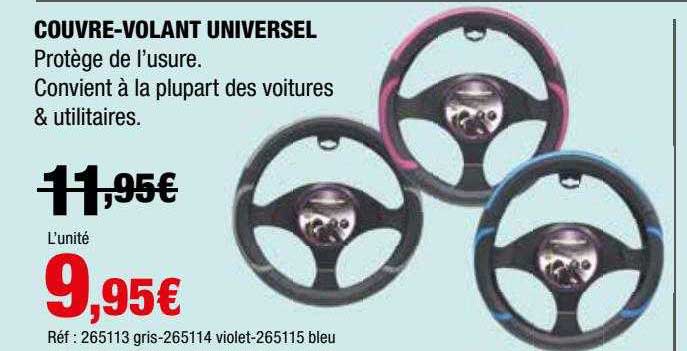 couvre-volant universel