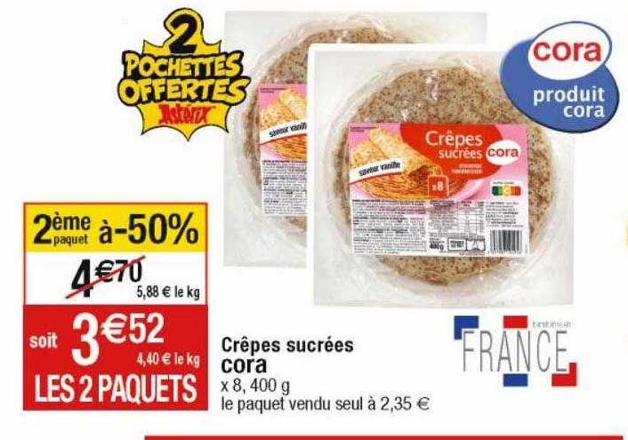 Crêpes Sucrées Cora