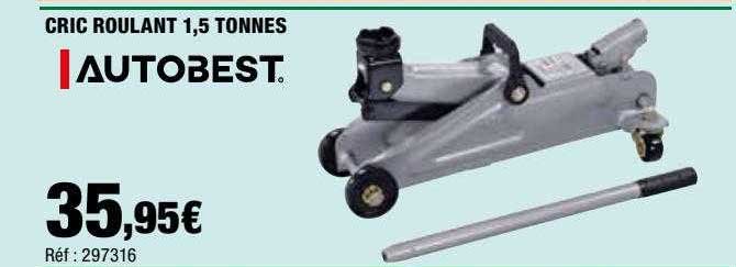 cric roulant 1,5 tonnes autobest