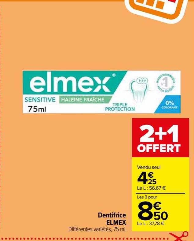 Dentifrice Elmex