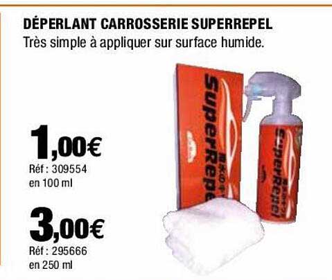 déperlant carrosserie superrepel