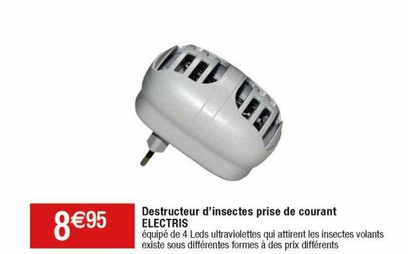 destructeur d'insectes prise de courant electris