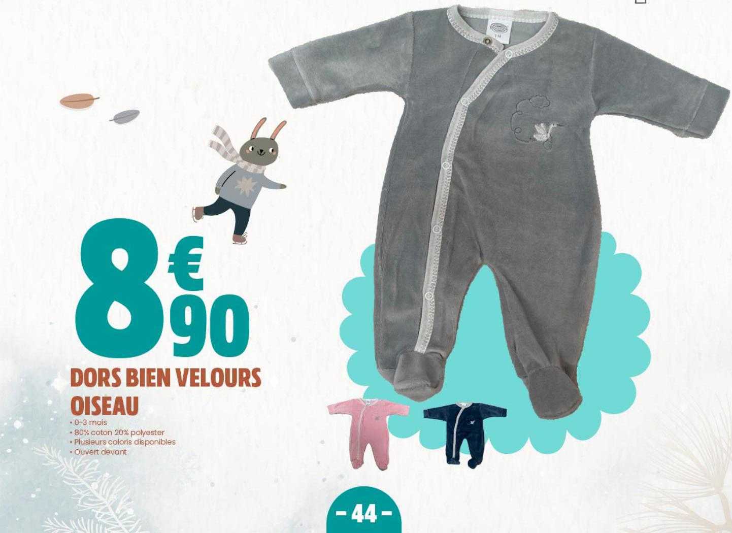 dors bien velours oiseau