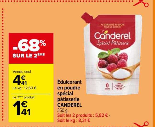 édulcorant En Poudre Spécial Pâtisserie Canderel