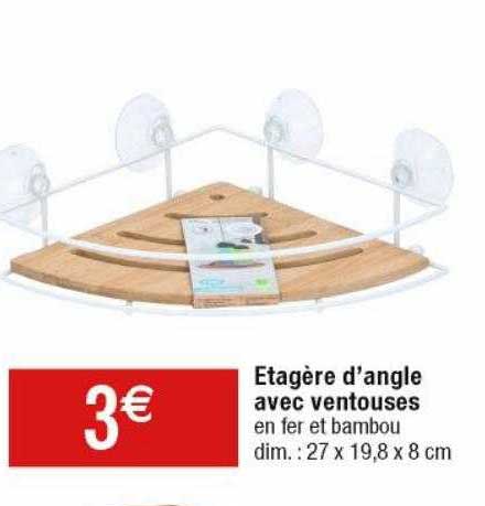 étagère D'angle Avec Ventouses