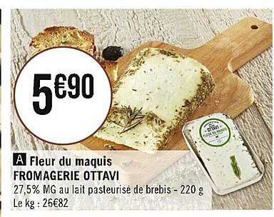fleur du maquis fromagerie ottavi