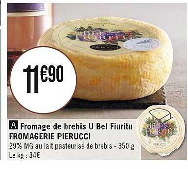 fromage de brebis u bel fiuritu fromagerie pierrucci