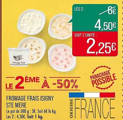 fromage frais isigny ste mère