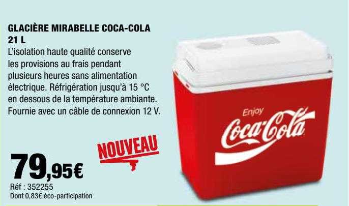 glacière mirabelle coca-cola
