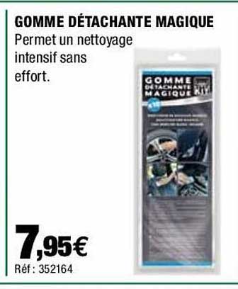 gomme détachante magique