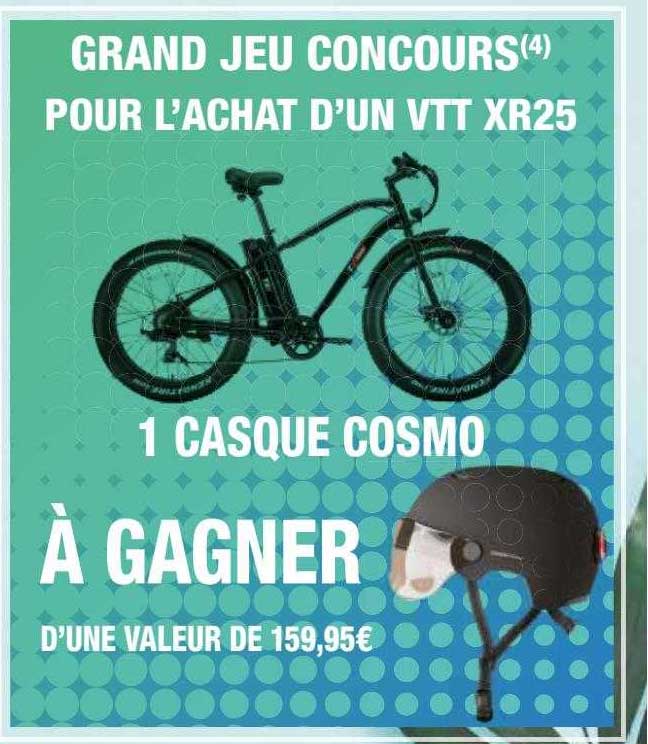 grand jeu concours pour l'achat d'un vtt xr25