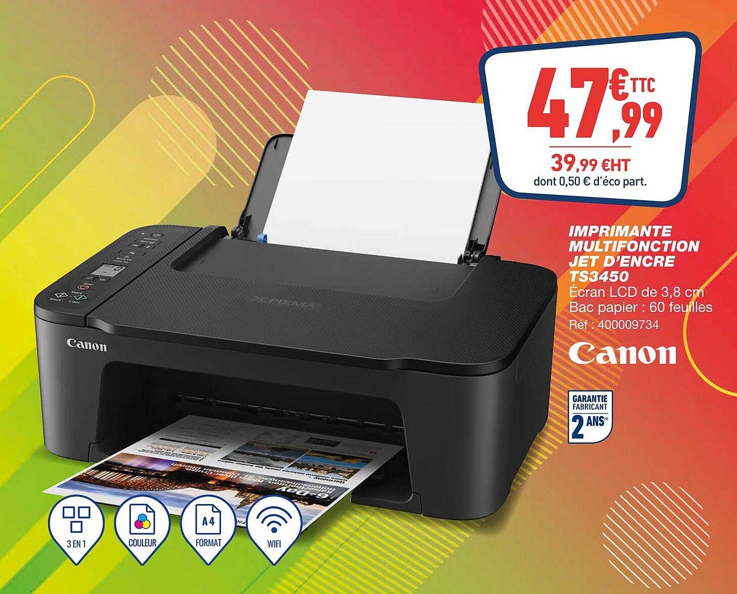 imprimante multifonction jet d'encre ts3450 canon