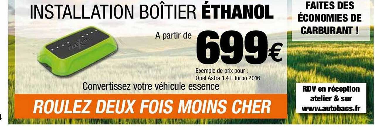 installation boîtier éthanol