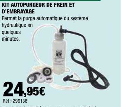kit autopurgeur de frein et d'embrayage