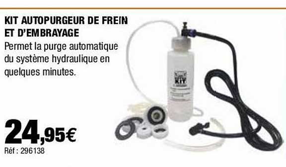 kit autopurgeur de frein et d'embrayage