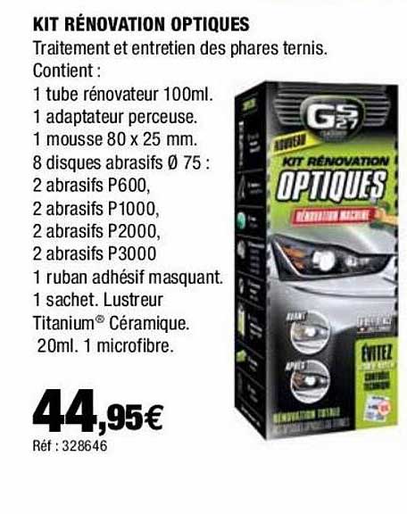 Kit Rénovation Optiques Gs27