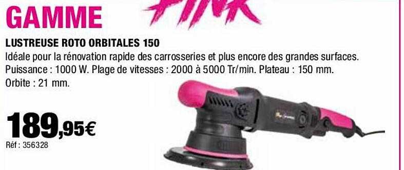 lustreuse roto orbitales 150